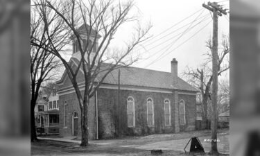 The First Baptist Church structure in Williamsburg