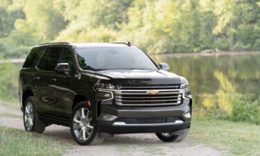 Seen here is the 2021 Chevrolet Tahoe High Country. GM is recalling hundreds of thousands of vehicles because of a problem with third-row seatbelts.