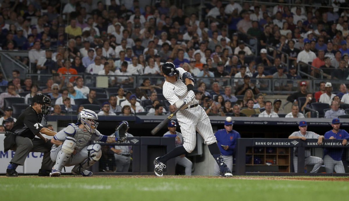 <i>Jim McIsaac/Getty Images North America/Getty Images</i><br/>Aaron Judge helped his side get the win at Yankee Stadium on August 23.