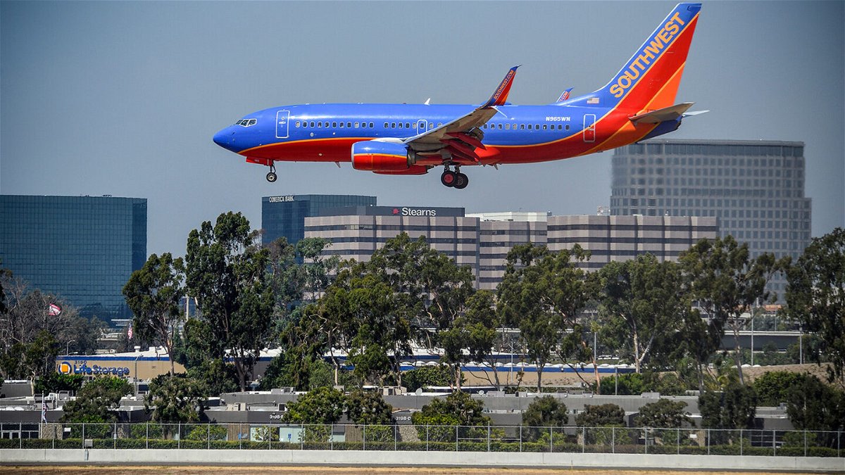 <i>Jeff Gritchen/Digital First Media/Orange County Register/Getty Images</i><br/>A Southwest Airlines flight attendant suffered a back injury in July after the plane’s hard landing