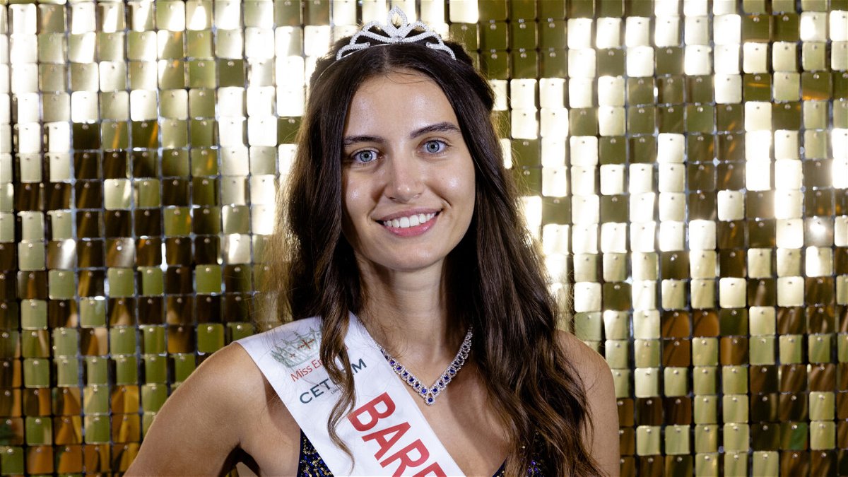 <i>Kam Murali</i><br/>Melisa Raouf became the first Miss England contestant to compete without makeup.