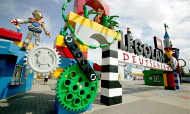 File photograph of the entrance to Legoland in Günzburg
