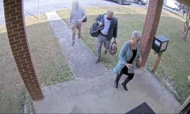 Newly obtained surveillance video shows a fake Trump elector escorting operatives into a Coffee County
