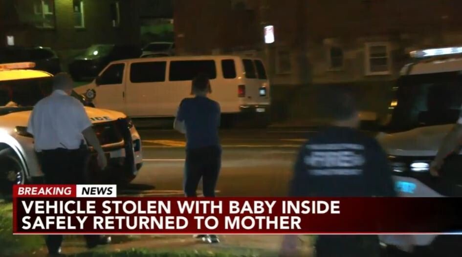 <i>WPVI</i><br/>A mother was reunited with her 6-month-old baby after her SUV was stolen with the child still inside early Monday morning.