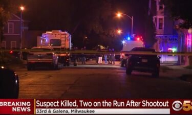Man is fatally shot by police after suspects shoot at squad car.