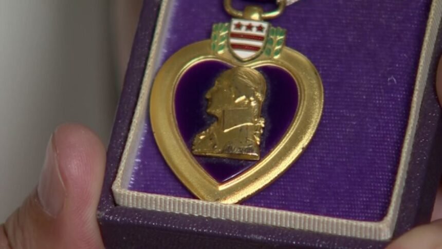 <i>WCVB</i><br/>When someone found a Purple Heart from World War II
