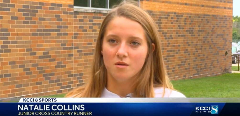 <i>KCCI</i><br/>16-year-old Natalie Collins said she runs to pass on the love and care her mother had for her to other people.
