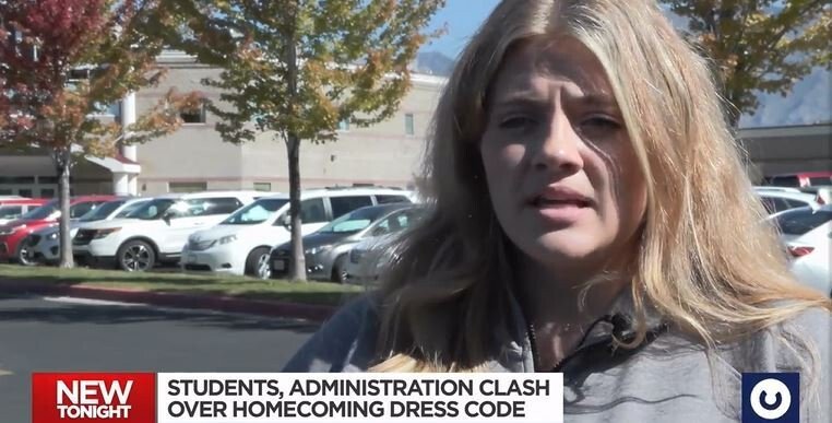 <i>KSL</i><br/>A Spanish Fork high school homecoming dress code causes tension between students and faculty. Isabella Irvine is a senior at American Leadership Academy.