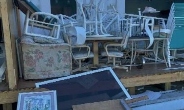 Hurricane Ian damage seen in Englewood