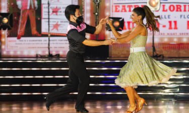 The 'Dancing with the Stars' week two elimination comes down to a tie-breaking vote. Teresa Guidice is pictured here on 'Elvis Night' on the September 26 episode.