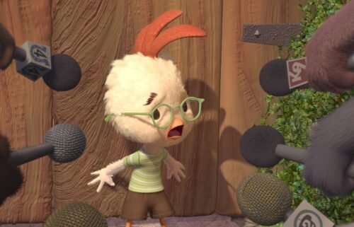 The title character in 2005's animated "Chicken Little" faces ridicule after warning that the sky is falling.
