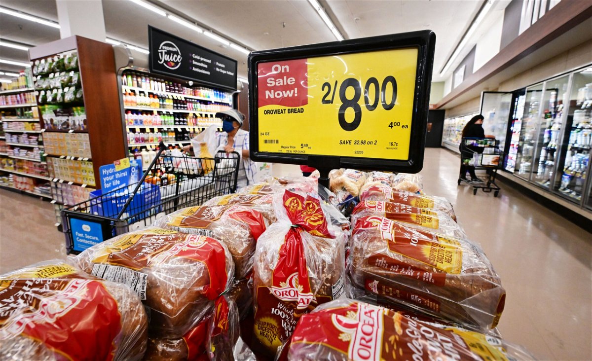 <i>Frederic J. Brown/AFP/Getty Images</i><br/>US shoppers are facing increasingly high prices on everyday goods and services as inflation continues to surge with high prices for groceries