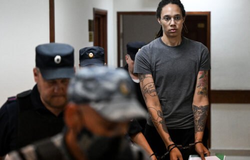 Brittney Griner is in a Russian prison after being detained for possession of cannabis oil in February.