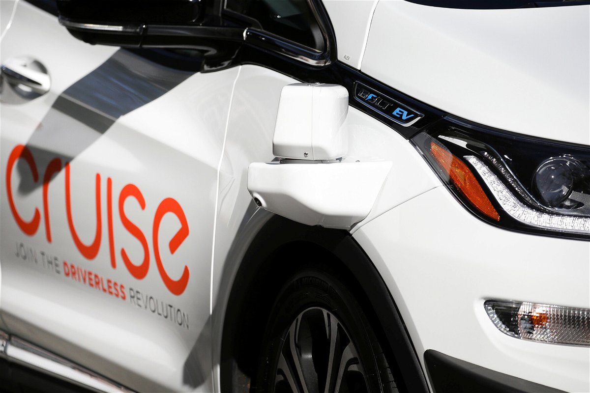 <i>Elijah Nouvelage/Reuters</i><br/>Cruise's robotaxis rely on a collection of sensors and computing power to navigate streets without a human behind the wheel.