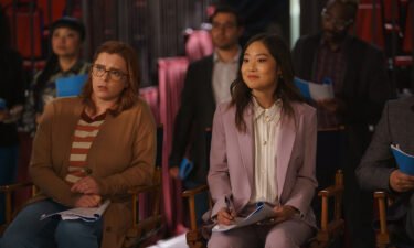 'Reboot' pitches a knowing look at sitcom revivals and Hollywood insecurities. Rachel Bloom as a TV writer and Krista Marie Yu as a network executive are pictured here in Hulu's comedy about a comedy 'Reboot.'