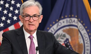 Federal Reserve Board Chairman Jerome Powell speaks during a news conference in Washington