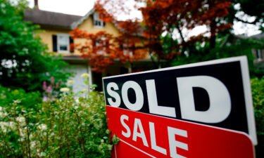Home sales declined for the seventh month in a row in August as higher mortgage rates and stubbornly high prices pushed prospective buyers out of the market. A sale sign stands outside a home in Wyndmoor