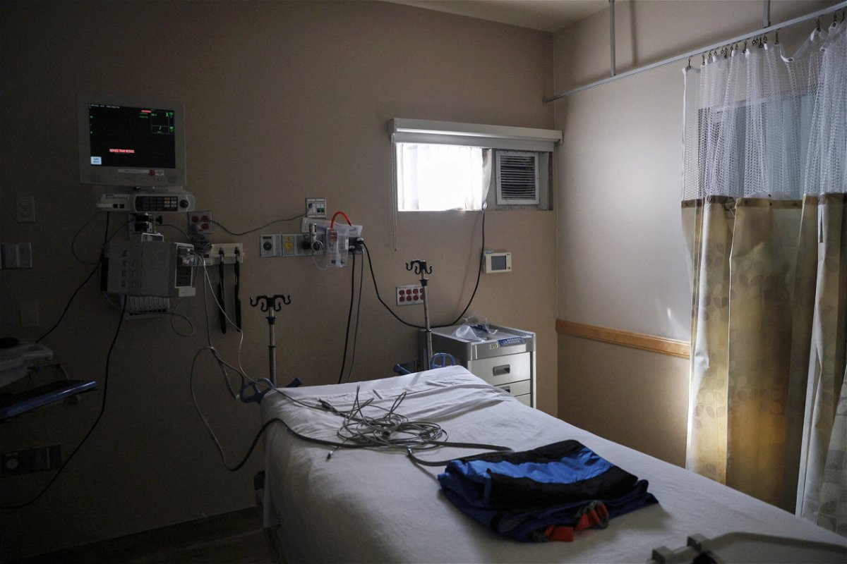 <i>Shannon Stapleton/Reuters</i><br/>An empty hospital bed sits inside the former Intensive Care Unit (ICU) for coronavirus disease (COVID-19) patients at Providence Mission Hospital in Mission Viejo