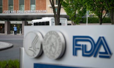 A sign for the Food And Drug Administration is seen outside of the headquarters in July 2020 in White Oak