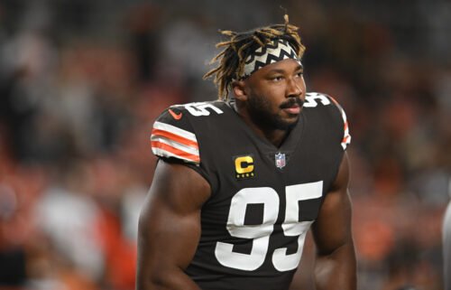 Cleveland Browns defensive end Myles Garrett was transported to a hospital on September 26 with non-life-threatening injuries following a car crash.