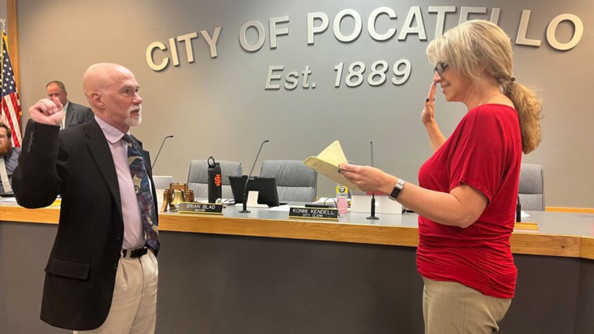 Brent Nichols confirmed by the Pocatello City Council to fill vacant Council seats #2.