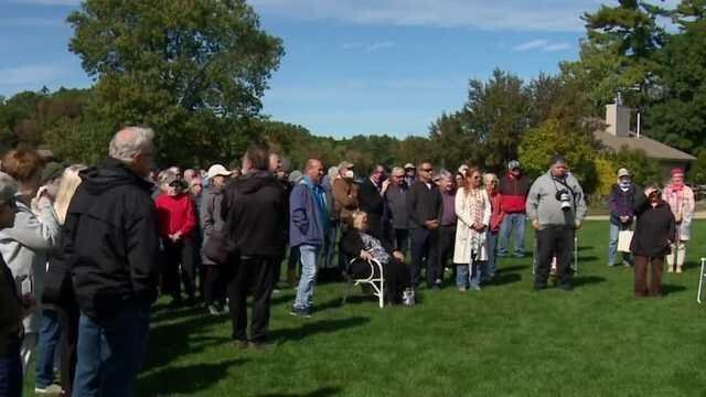 <i>WMUR</i><br/>The community of Laconia gathered at Opechee Park Sunday afternoon for a vigil after the Laconia Police Department reported swastikas were found vandalizing multiple areas in the city.