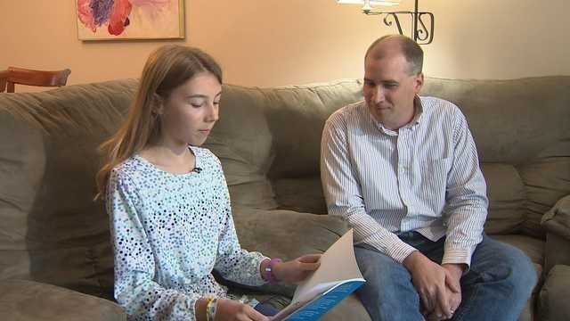 <i>WBAL</i><br/>Julia Barnes (left) is not the average fifth grader. She's now published not one