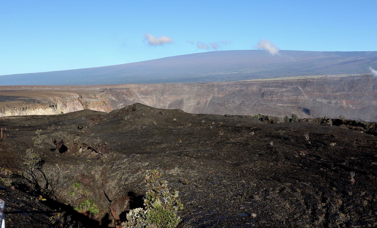 <i>Caleb Jones/AP/File</i><br/>The Hawaii County Civil Defense Agency issued a volcano advisory alert after 36 small earthquakes were detected near Mauna Loa