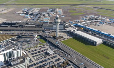Schiphol Airport is one of the world's busiest airports for international passenger traffic.