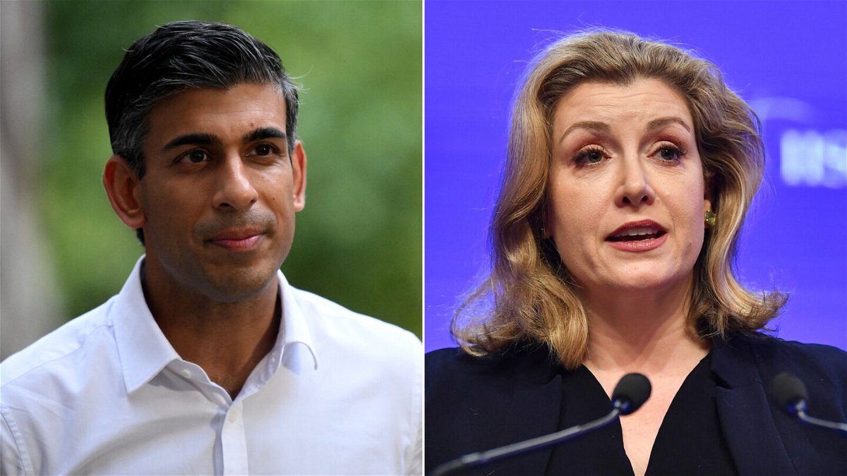 <i>Getty Images/AP</i><br/>Boris Johnson's withdrawal from the race leaves Rishi Sunak (L) and Penny Mordaunt (R) as the remaining contenders.
