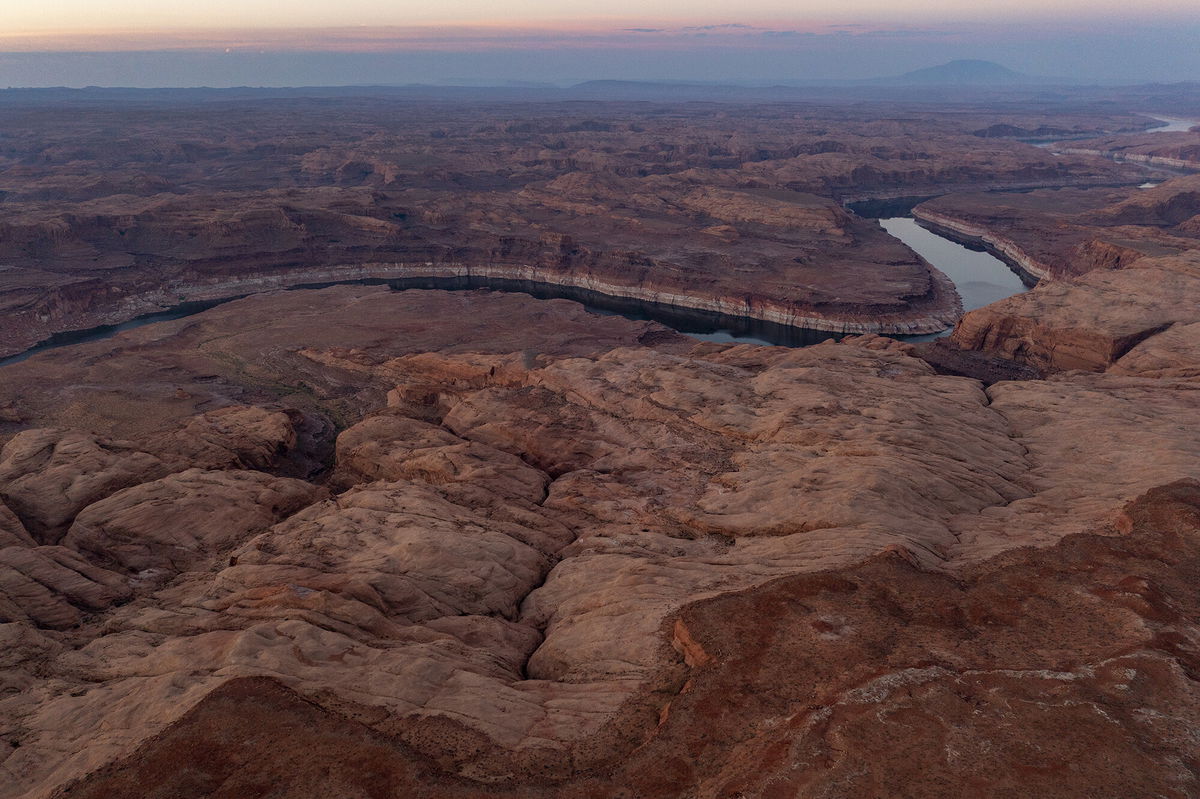 <i>David McNew/Getty Images</i><br/>The Colorado River flows through Glen Canyon National Recreation Area near Ticaboo