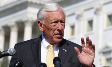 House Majority Leader Steny Hoyer speaks during a press conference in September in Washington