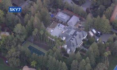 A car was found buried in the backyard of a home in Atherton