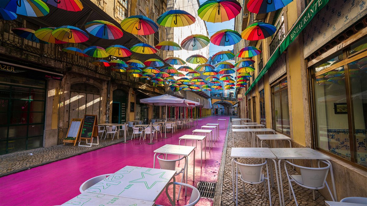 <i>Pawel Pajor/Adobe Stock</i><br/>Cais do Sodré in Lisbon is home to this Instagrammable 