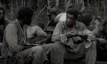 A scene from "Emancipation." Will Smith plays a slave who "embarks on a perilous journey to reunite with his family" in the film