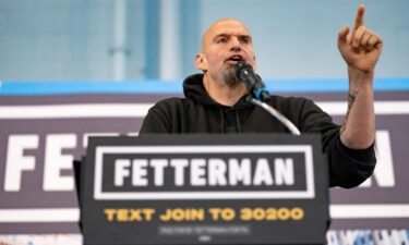 Democratic Senate candidate John Fetterman