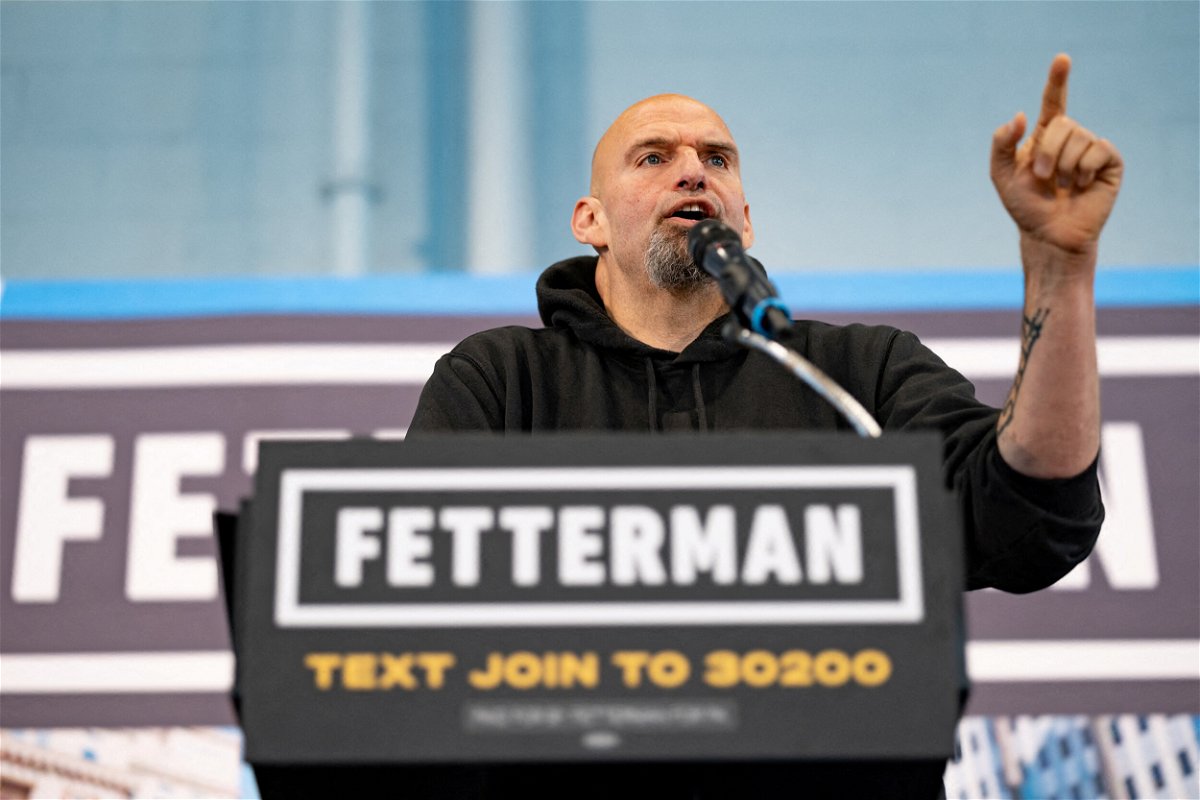 <i>Hannah Beier/Reuters/FILE</i><br/>Democratic Senate candidate John Fetterman