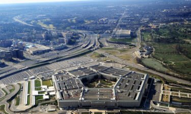 This picture taken shows the Pentagon building in Washington