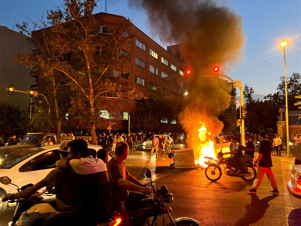 <i>West Asia News Agency/Reuters</i><br/>The discovery in Germany was made while nationwide protests continue to sweep through Iran. This photo is from a protest in Tehran