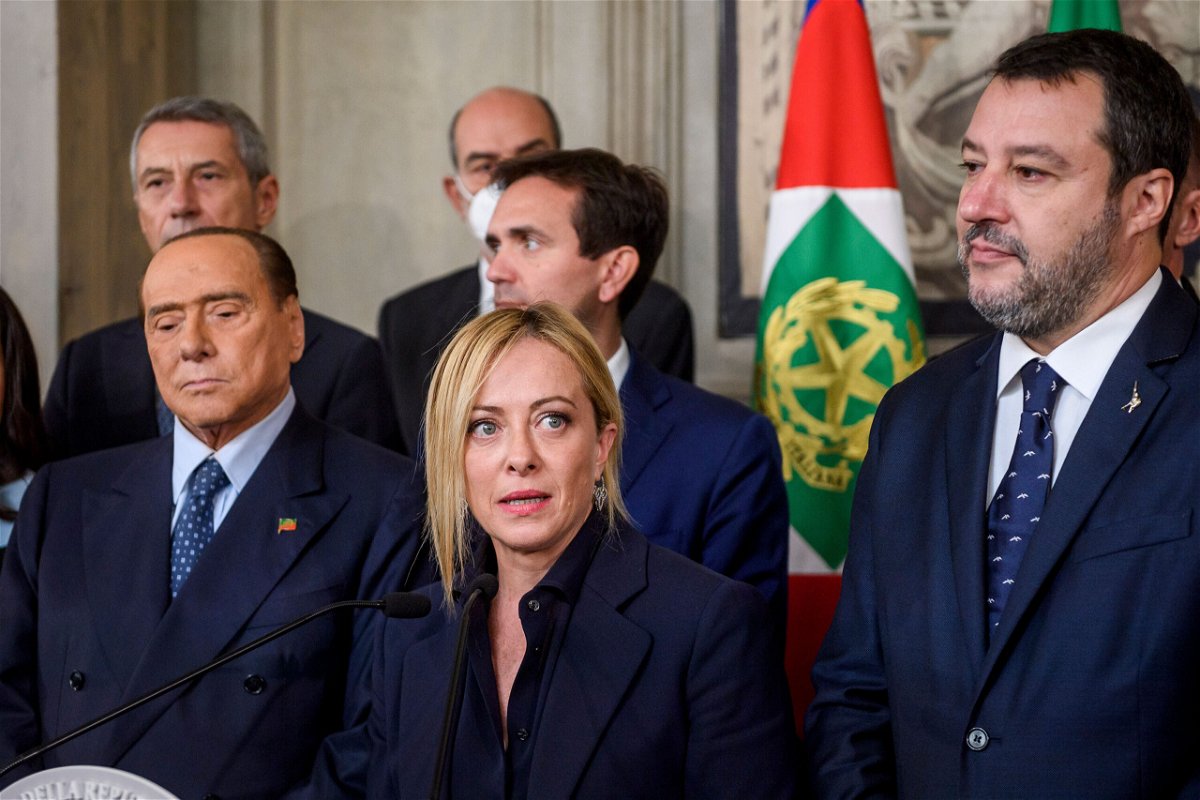 <i>Antonio Masiello/Getty Images</i><br/>Silvio Berlusconi (left) and Matteo Salvini (right) are expected to be part of Meloni's Cabinet