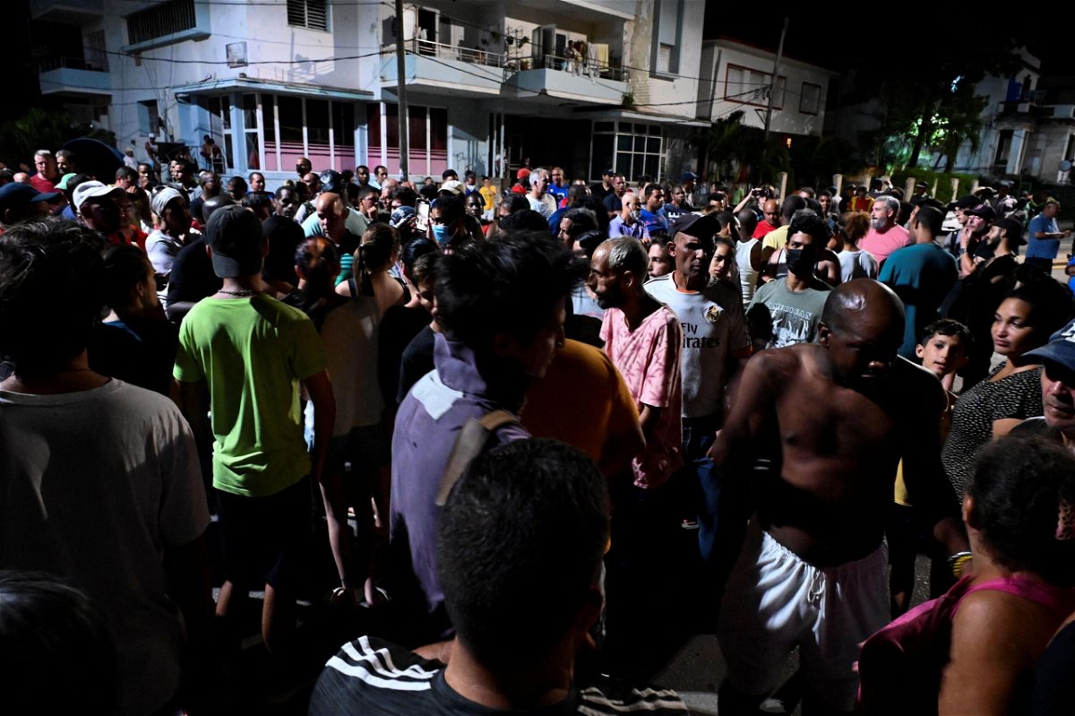 <i>AFP via Getty Images</i><br/>Protestors in Cuba who have been taking to the streets after Hurricane Ian damaged the island’s already faltering power grid could face criminal charges