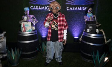 Tyga is seen here as E.T. at the Casamigos Halloween Party Returns in Beverly Hills