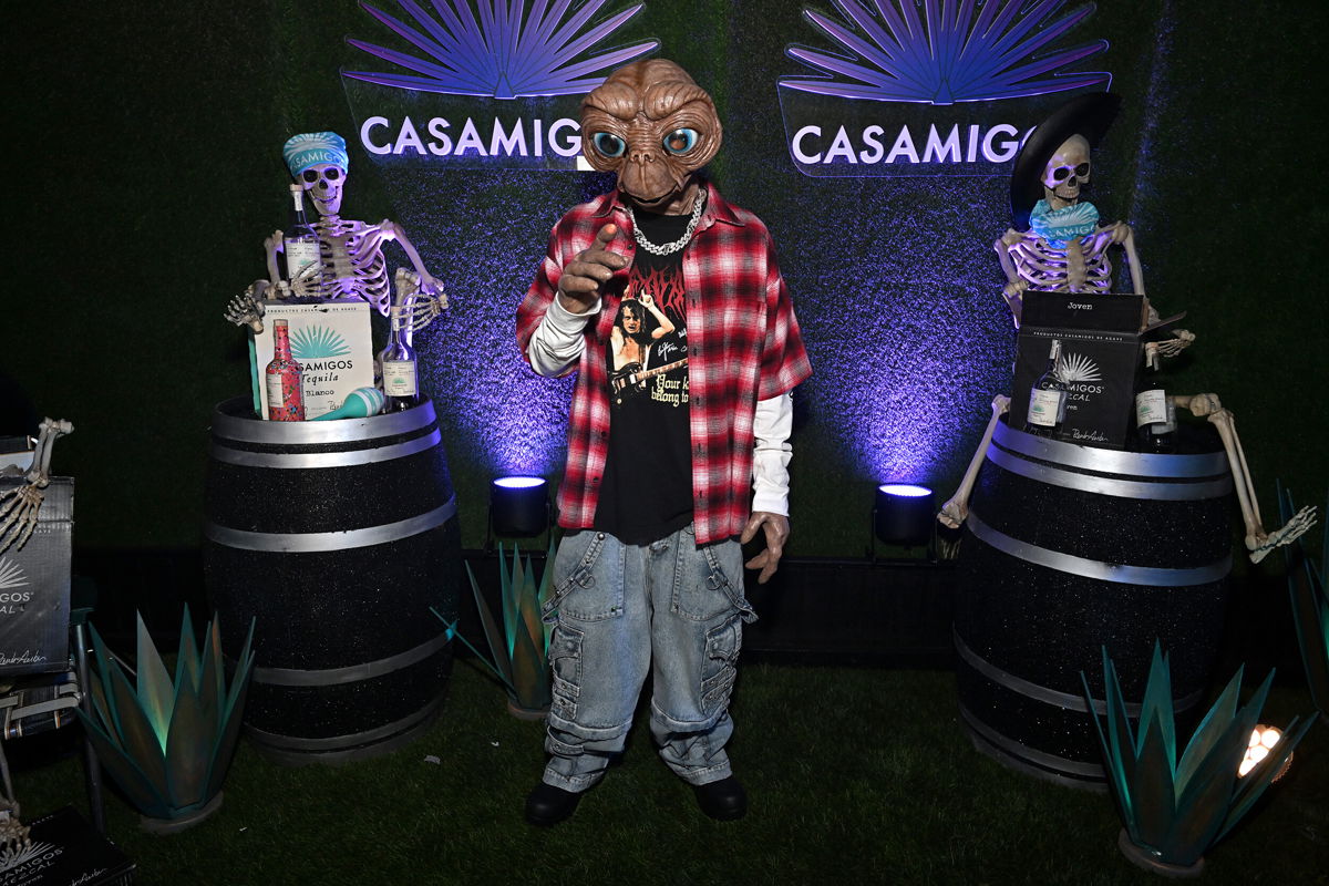 <i>Michael Kovac/Getty Images North America/Getty Images for Casamigos</i><br/>Tyga is seen here as E.T. at the Casamigos Halloween Party Returns in Beverly Hills