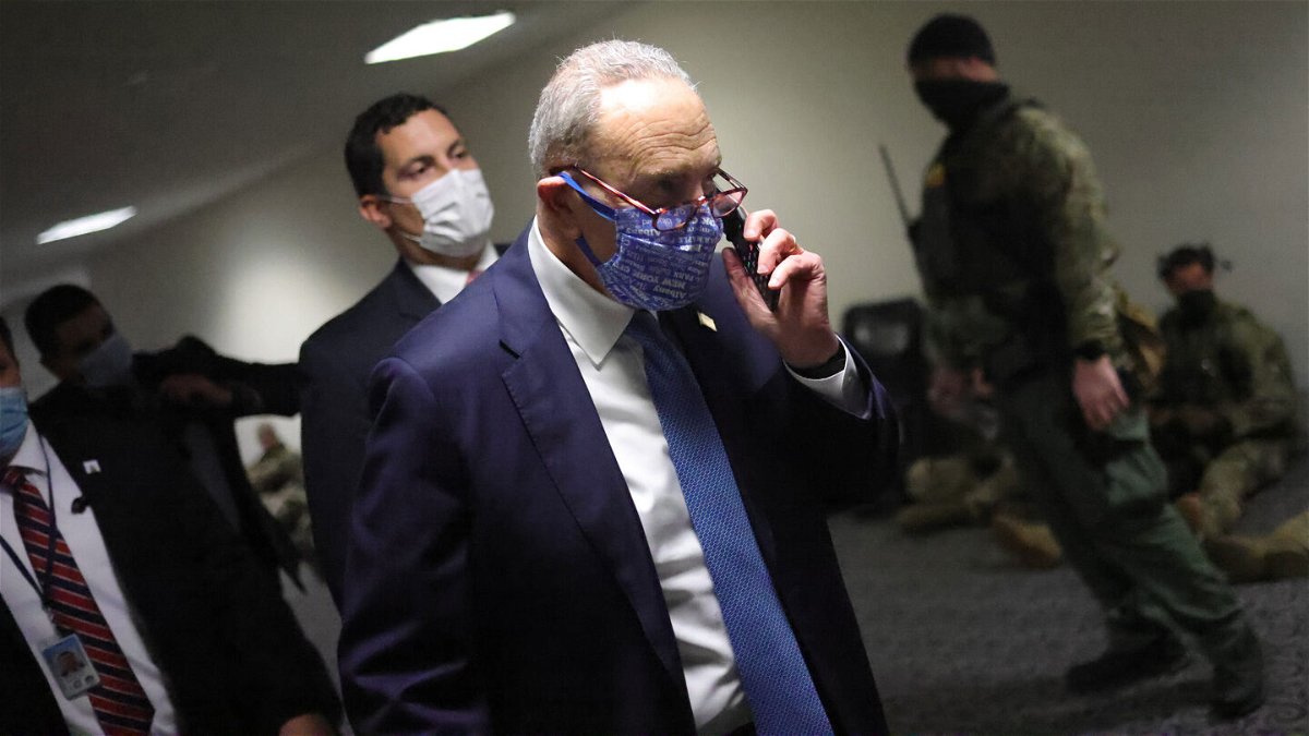 <i>Win McNamee/Getty Images</i><br/>Chuck Schumer on October 2 urged federal officials to increase their efforts to protect consumers from cybersecurity breaches and investigate those responsible for such hacks.