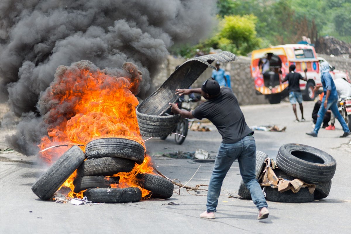 <i>REGINALD LOUISSAINT JR/AFP/AFP via Getty Images</i><br/>Haitian politician Eric Jean Baptiste was killed outside his home in the capital Port-au-Prince