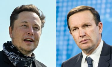 Democratic Sen. Chris Murphy (right) is calling on the federal government to investigate national security concerns raised by Saudi Arabia's role in Elon Musk's takeover of Twitter.