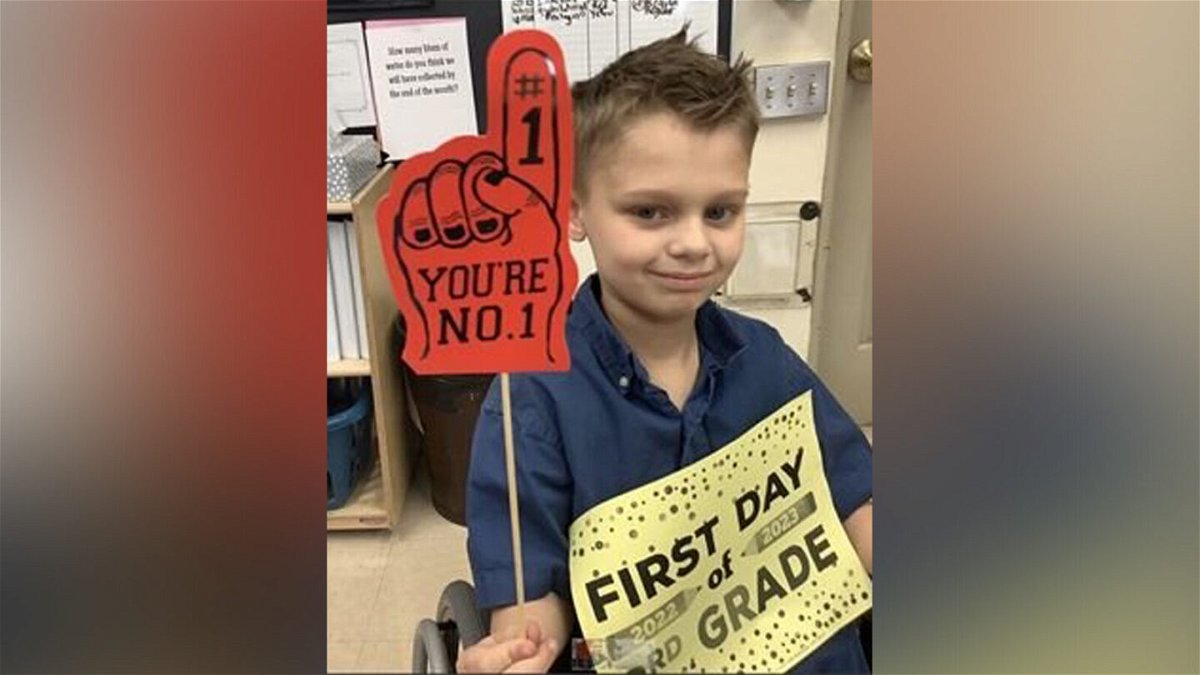 <i>Courtesy Jason and Keely Roberts</i><br/>Cooper Roberts returns to school after being injured in the Highland Park Fourth of July shooting.
