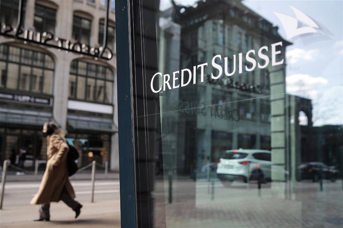 <i>Stefan Wermuth/Bloomberg/Getty Images</i><br/>A Credit Suisse logo in a window of the Credit Suisse Group AG headquarters in Zurich