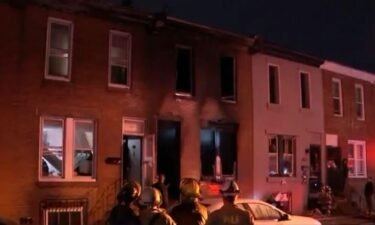 A house fire forced a woman to jump out of a second-story window to escape flames in Philadelphia's Kensington neighborhood. It happened around 2:30 a.m. on the 3400 block of Hartville Street.