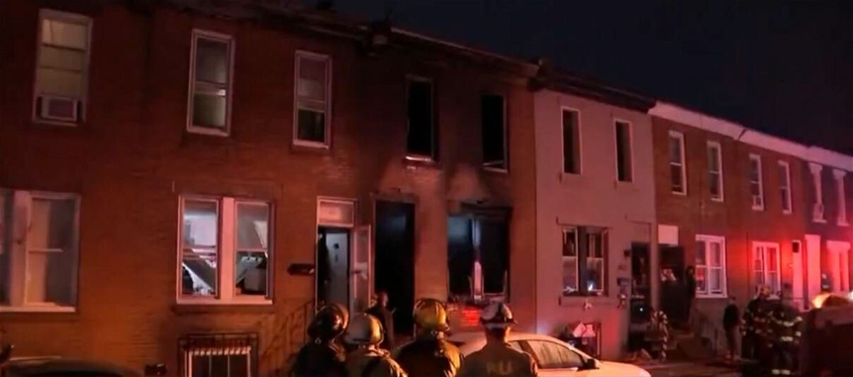 <i>KYW</i><br/>A house fire forced a woman to jump out of a second-story window to escape flames in Philadelphia's Kensington neighborhood. It happened around 2:30 a.m. on the 3400 block of Hartville Street.